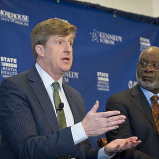 Patrick Kennedy and Dr. David Satcher speak at the State of the Union in Mental Health and Addiction.
